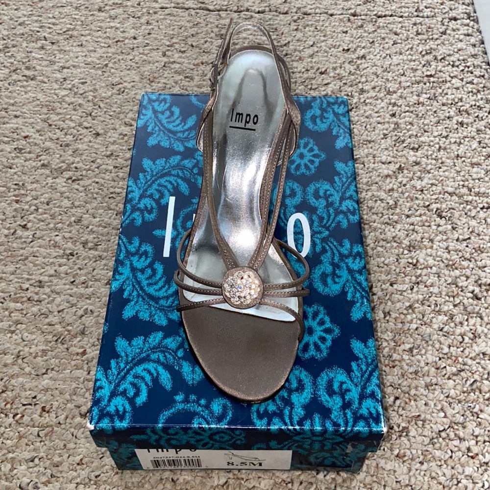 Impo Park Ave Formal Heels- Silver